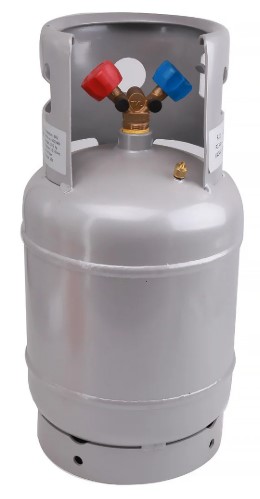 Баллон для сбора хладагента WIGAM (12л, двухвентильный 1/4" SAE); Wigam_12