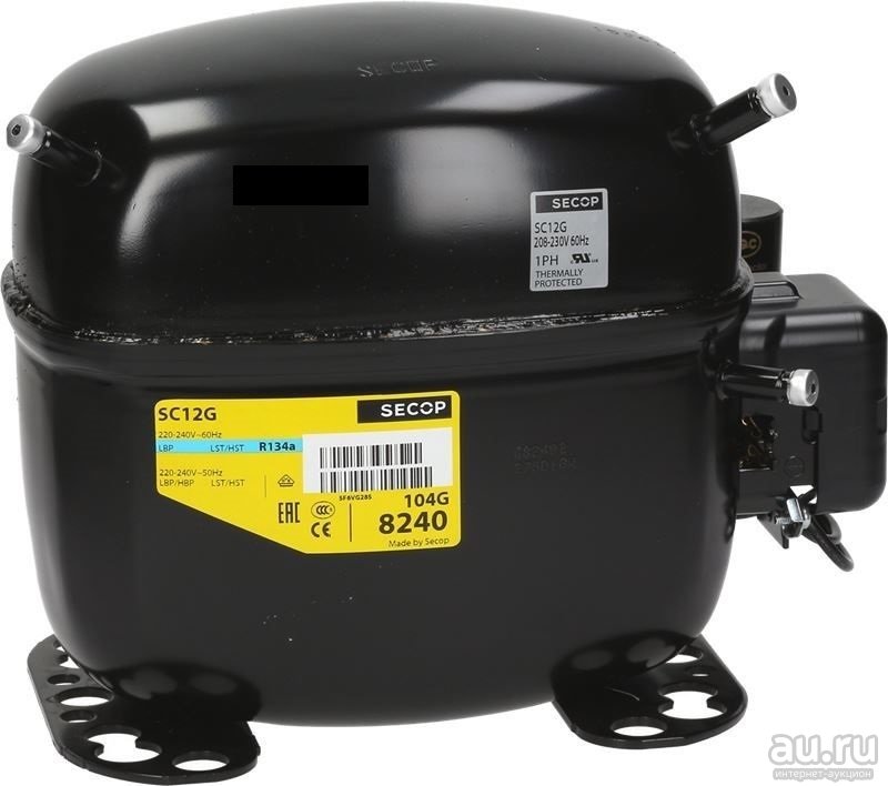 Компрессор SECOP SC12G (R134A; LBP/MBP; 220V); 104G8240
