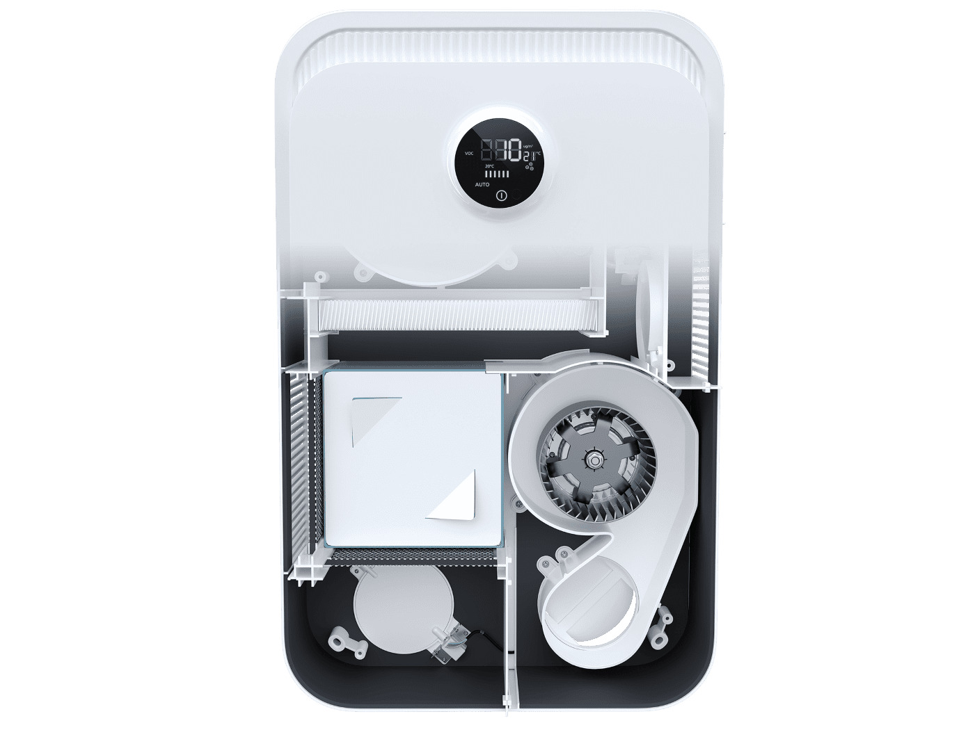 Настенная приточно-вытяжная установка FUNAI (белый); ERW-150X.P