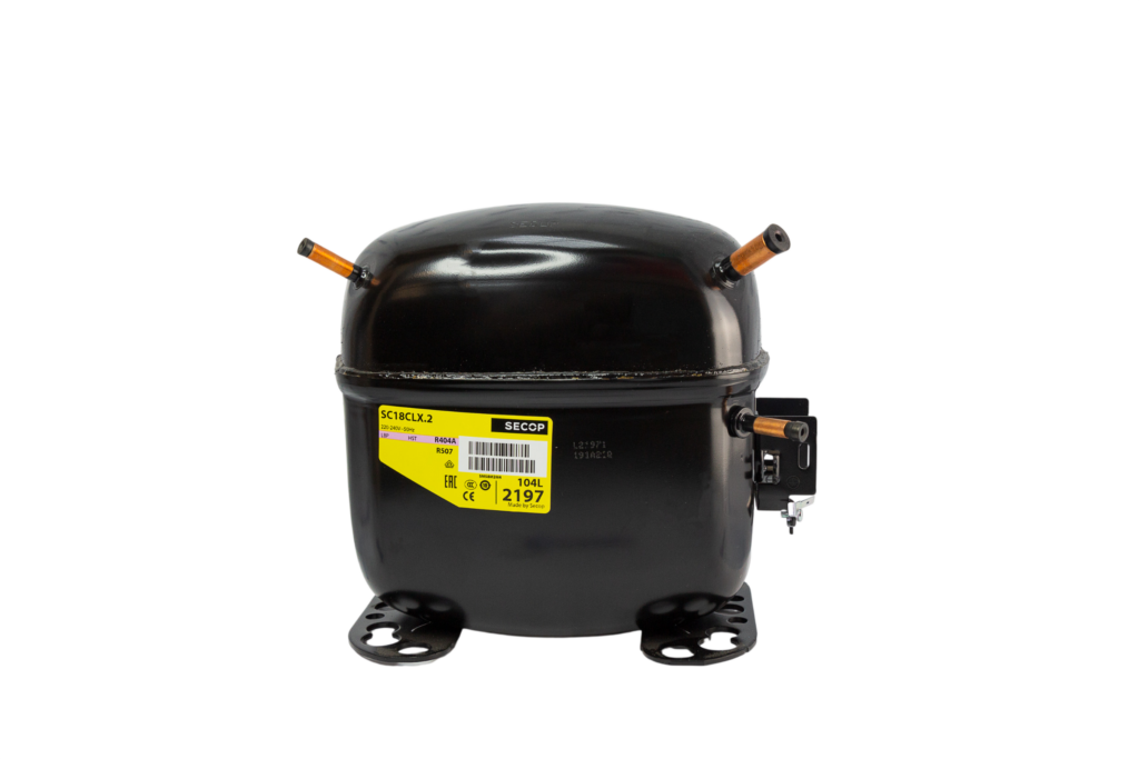 Компрессор SECOP SC18CLX.2 (R404A; LBP; 220V); 104L2123