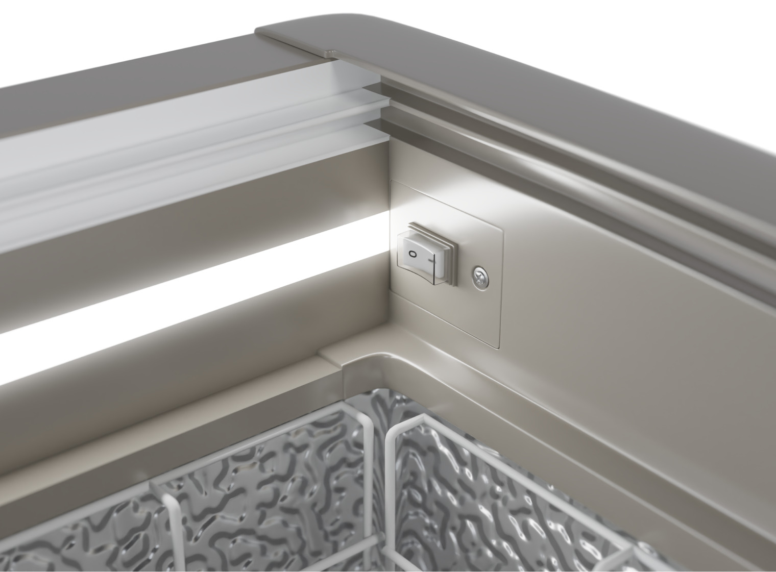 Морозильный ларь HAIER GTS2500G RAL7037 серый; BY0KG3000RU