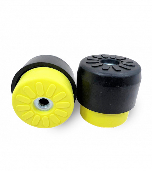Виброопоры REXFABER (К-т из 4 шт.; желтые/синие, до 65кг; с пружинным демпфером); RFPMM65