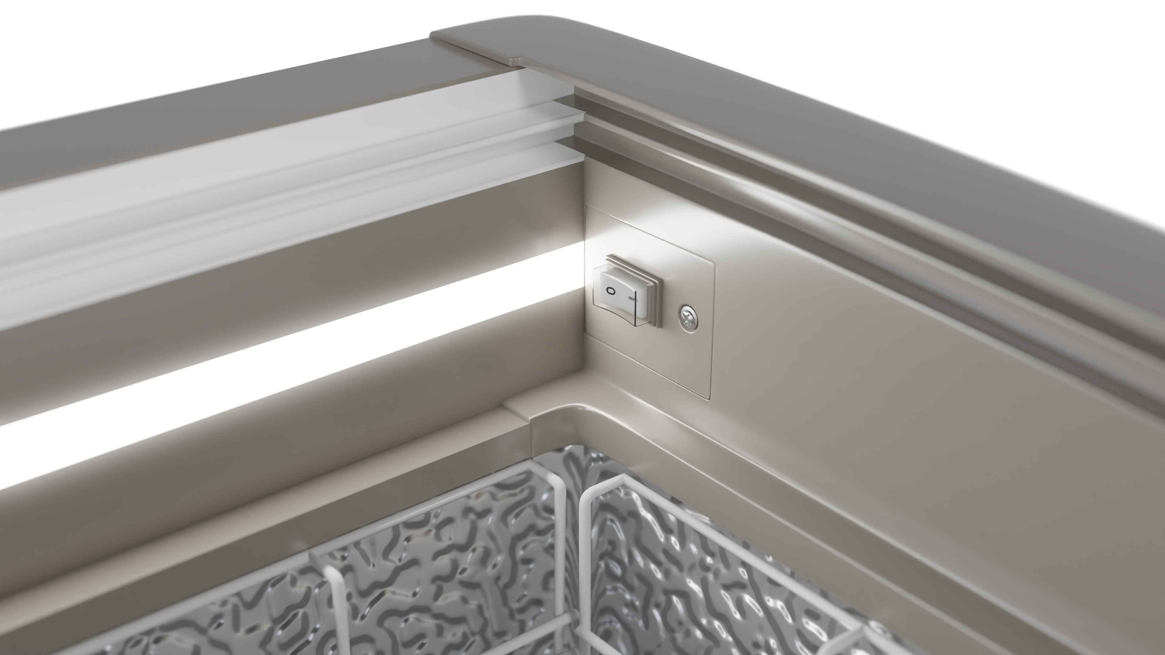 Морозильный ларь HAIER GTS2500G RAL7037 серый; BY0KG3000RU