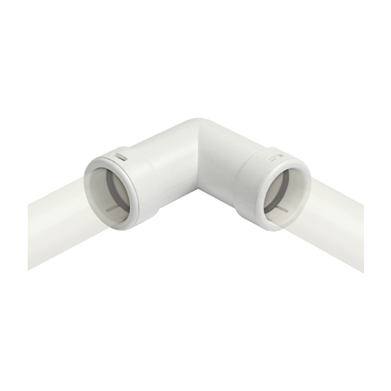 Угол 90° для жесткой дренажной трубки ARTIPLASTIC with O-ring (32мм); 3214COR (20шт/кор)