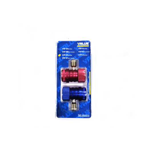 Переходник авто VALUE; VHF-SС (R134A; 3/8" SAE) НЕЛИКВИД