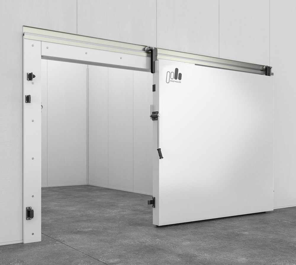 Дверь откатная ОД 1000 2000 100 RAL/RAL 80 Н Прав лег/лег ПХ