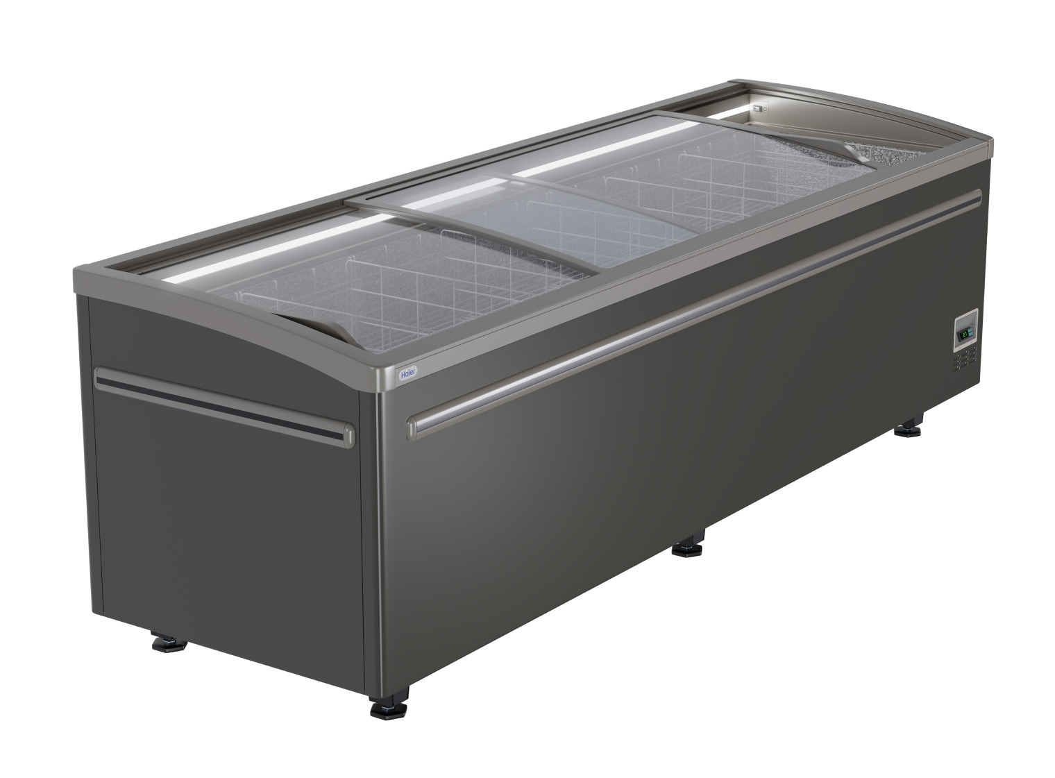 Морозильный ларь HAIER GTS2500G RAL7037 серый; BY0KG3000RU