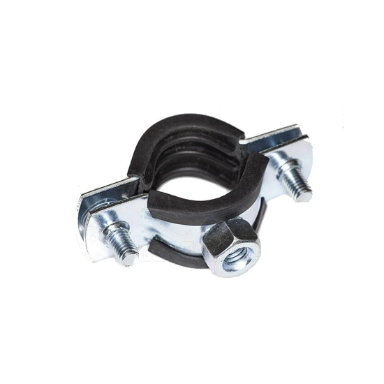 Хомут сантехнический 3/4" (26-30 мм) с гайкой М8, цинк (9шт уп.)