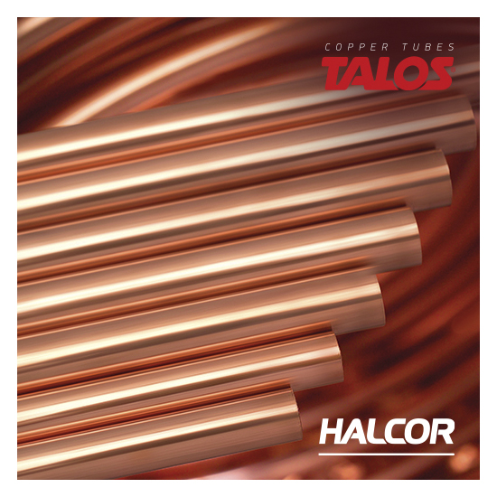 Труба медная 3 5/8" HALCOR (жесткая, 4.000х2,30мм)